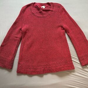 🔵 3/$20 Red and Black Knit Sweater